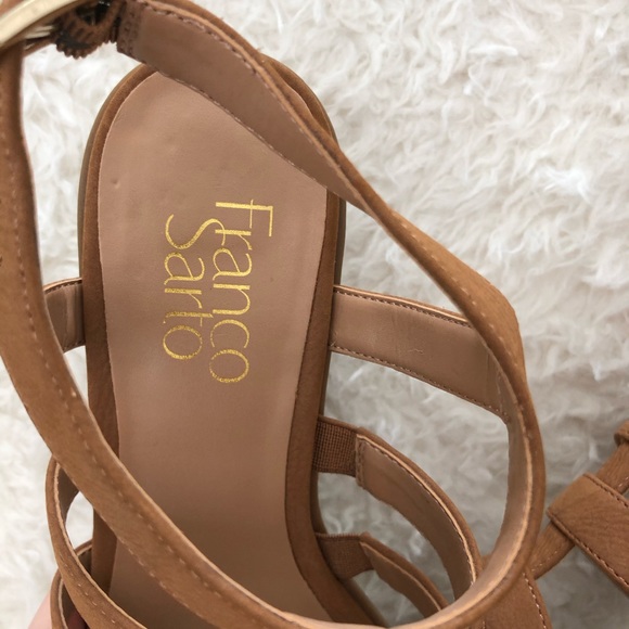 Franco Sarto Olga Gladiator Sandal - Tan - Picture 6 of 15